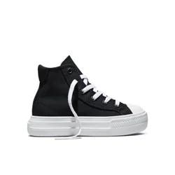 Converse Kids' Platform High Top Sneakers - Black 6