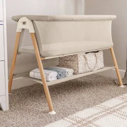Newton Essentials Breathable Bassinet - Sandstone