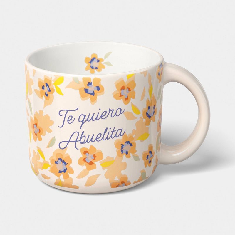 slide 1 of 3, 14 oz Te Quiero Abuelita Shortie Mug Pink - Room Essentials™, 14 oz