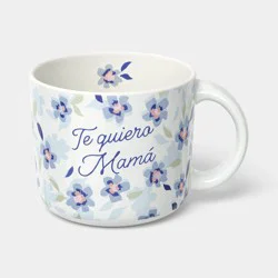 14oz Te Quiero Mama Shortie Mug Blue - Room Essentials™