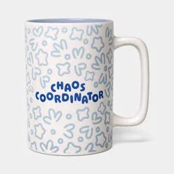 14oz Chaos Coordinator Tall Can Mug White - Room Essentials™
