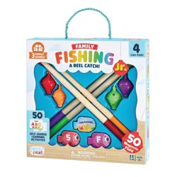 Chuckle & Roar Family Fishing Jr. Game - Magnetic Fishing Game for Kids Ages 3+