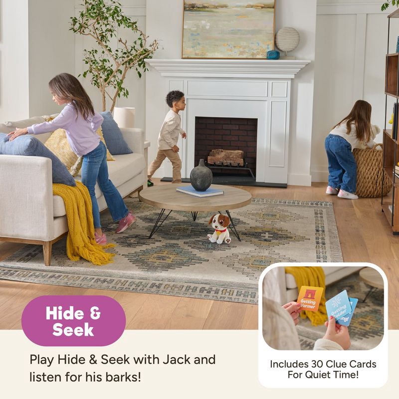 slide 5 of 7, Chuckle & Roar Hide & Seek Puppy Interactive Plush Toy with Sounds - Kids Electronic Game Ages 3+, 1 ct