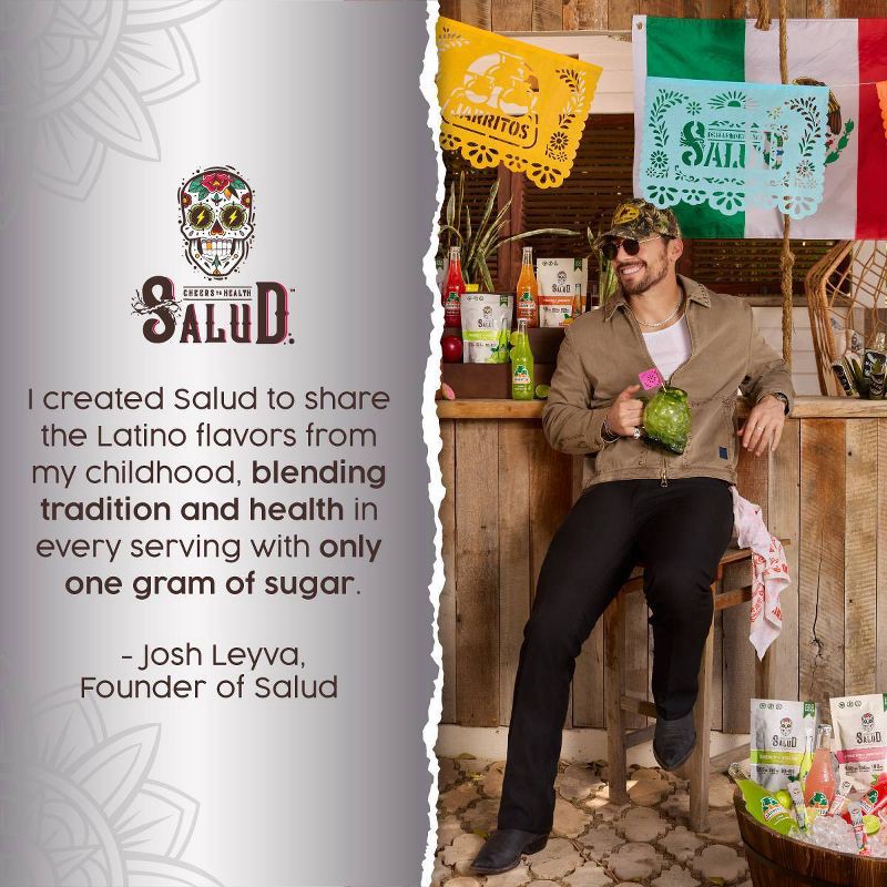 slide 6 of 6, Salud Energy + Focus Jarritos Fruit Punch Electrolyte Drink Mix - 6pk/0.21oz Packet Sticks, 6 ct, 0.21 oz