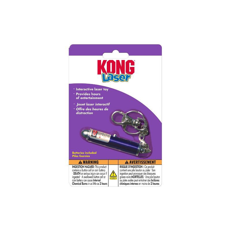 slide 1 of 4, KONG Laser Pointer Mechanical Cat Toy, 1 ct