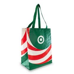 Holiday Candy Cane Bag Green