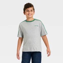 Boys' Short Sleeve Jersey T-Shirt - Cat & Jack™ Heather Gray M