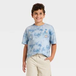 Boys' Short Sleeve 'Beach Vibes' Graphic T-Shirt - Cat & Jack™ Blue M