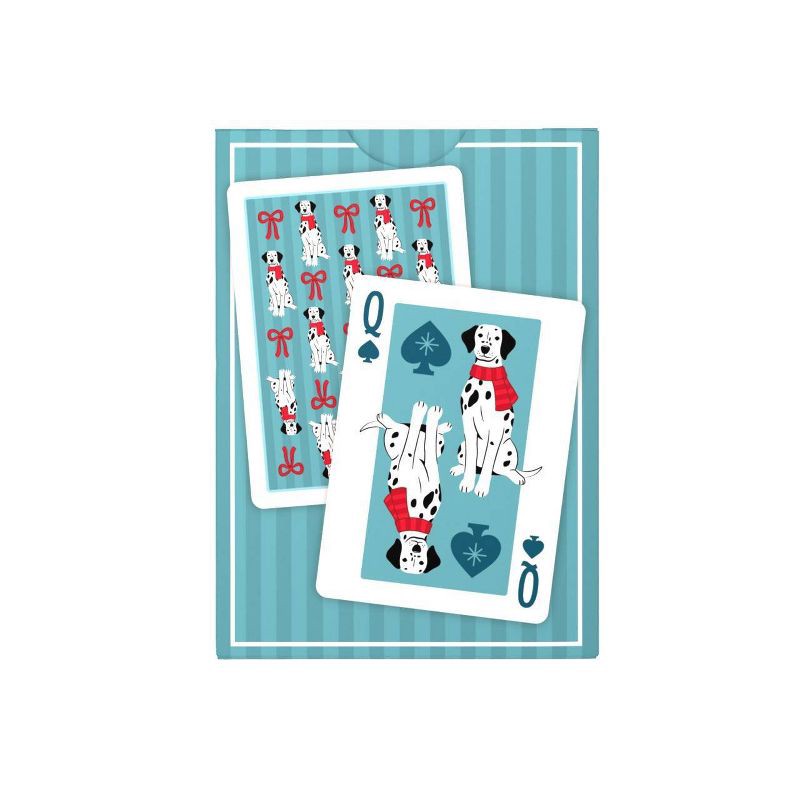 slide 2 of 7, Bicycle Dalmatians Blue Playing Cards, 1 ct