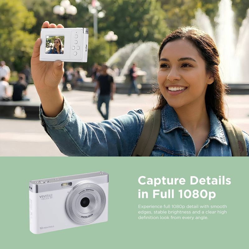 slide 5 of 11, Vivitar SnapShot Digital Camera - Silver, 1 ct