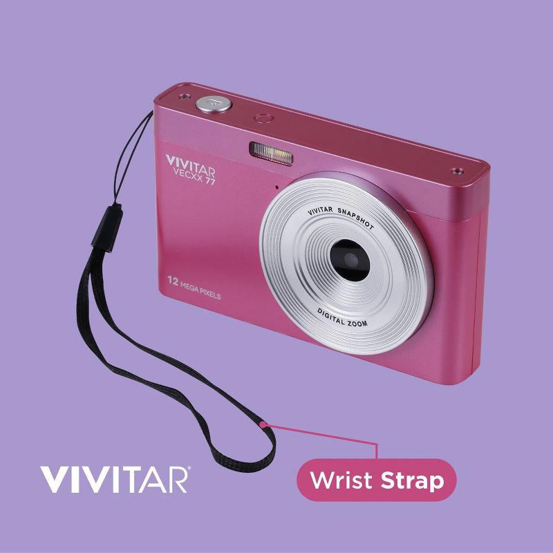 slide 3 of 11, Vivitar SnapShot Digital Camera - Warm Fuchsia, 1 ct