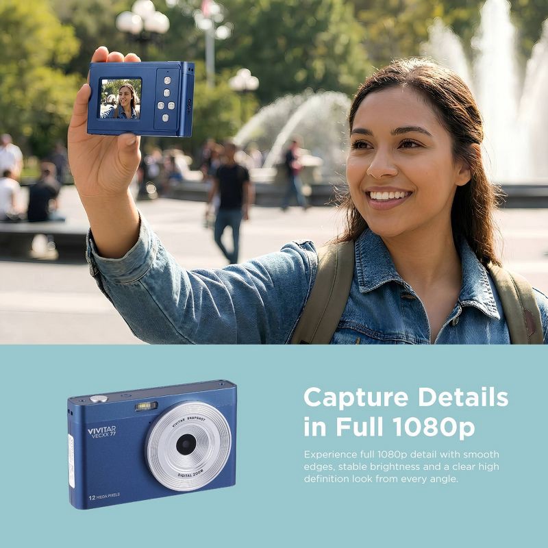 slide 5 of 11, Vivitar SnapShot Digital Camera - Transformative Teal, 1 ct