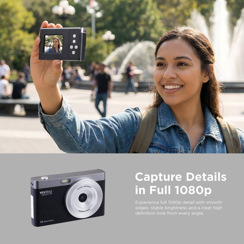 slide 5 of 11, Vivitar SnapShot Digital Camera - Black, 1 ct