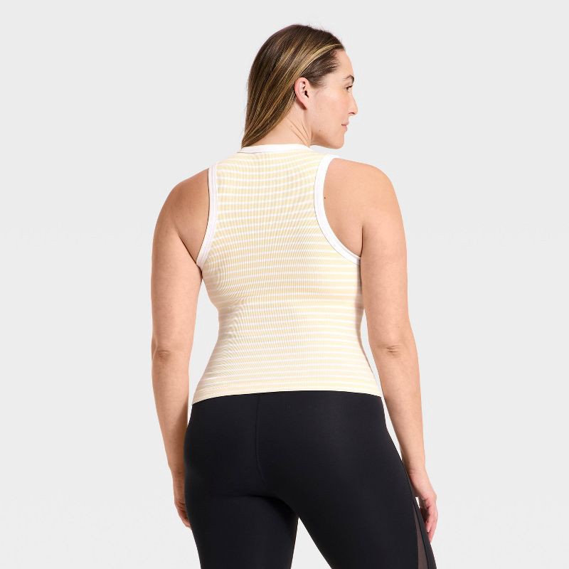 slide 5 of 5, Women's Seamless Support Tank Top - All In Motion™ Yellow XXL, 1 ct