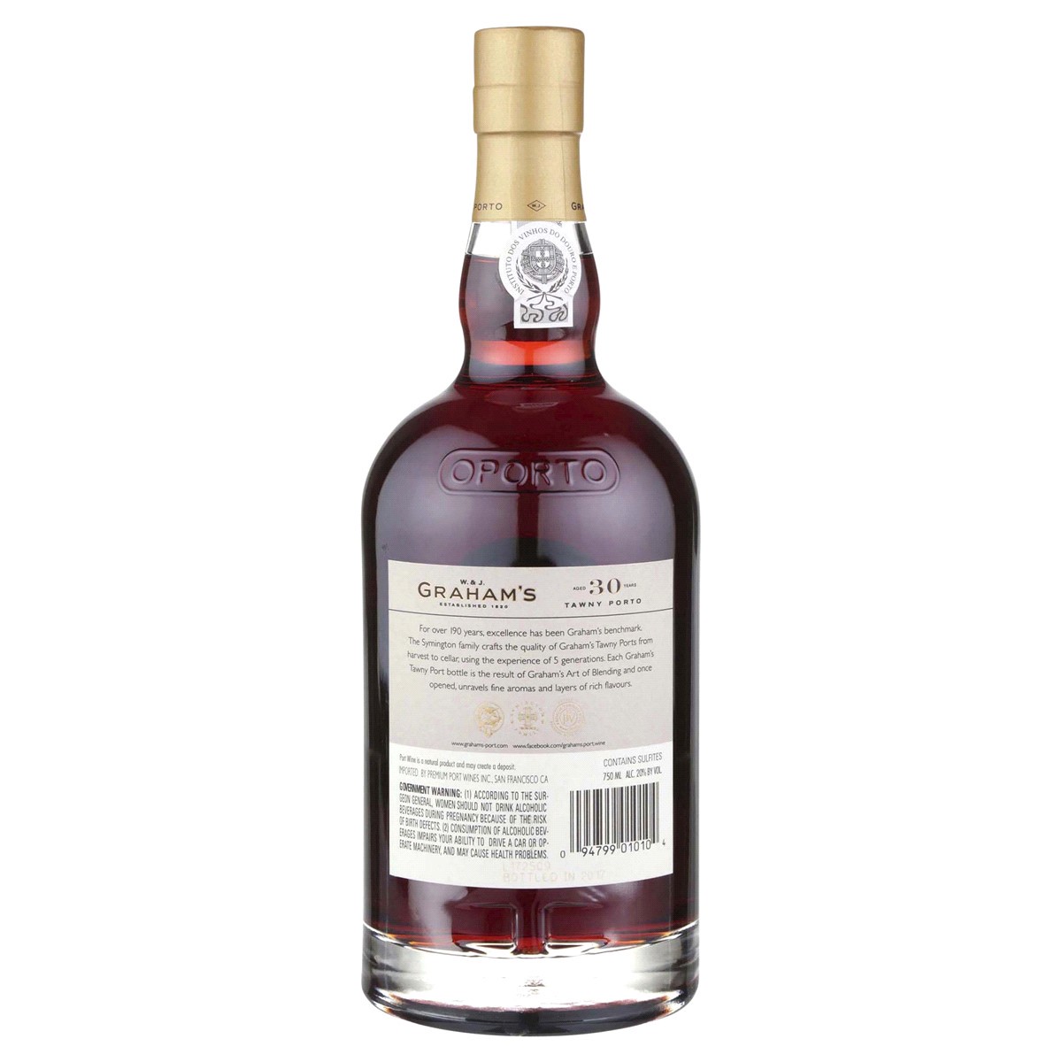slide 2 of 2, Graham's Grahams Port Tawny 30yr, 750 ml