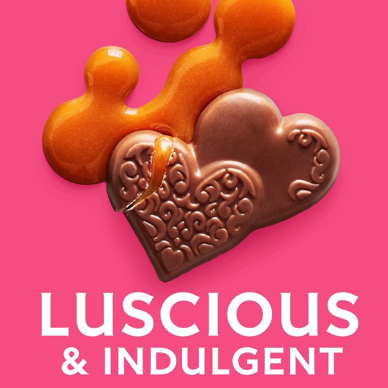 slide 4 of 7, Ghirardelli Valentine's Caramel Milk Hearts Chocolate Candy Bag - 4.1oz, 4.1 oz