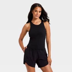 Women's Super Flex High Neck Racerback Support Tank Top - All In Motion™ Blank S