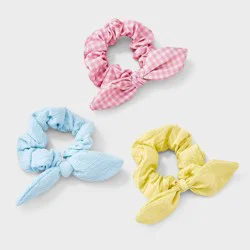Girls' 3pk Gingham Bow Twister Set - Cat & Jack™