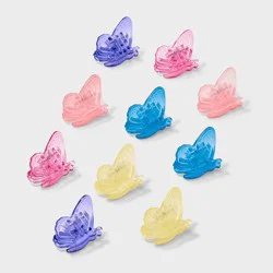 Girls' 10pk Mini Butterfly Claw Clip Set - Cat & Jack™