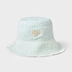 Girls' Striped Bucket Hat - Cat & Jack™