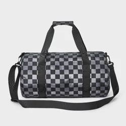 Boys' Checkered Duffel Bag - Cat & Jack™ Black