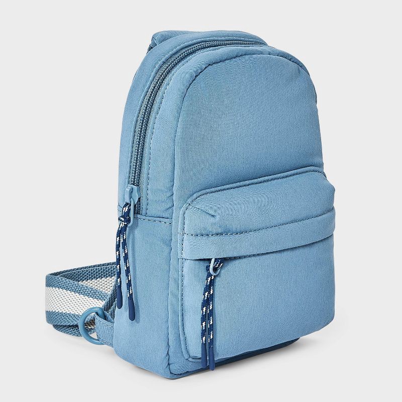 slide 2 of 5, Boys' Sling Bag - Cat & Jack™ Blue, 1 ct