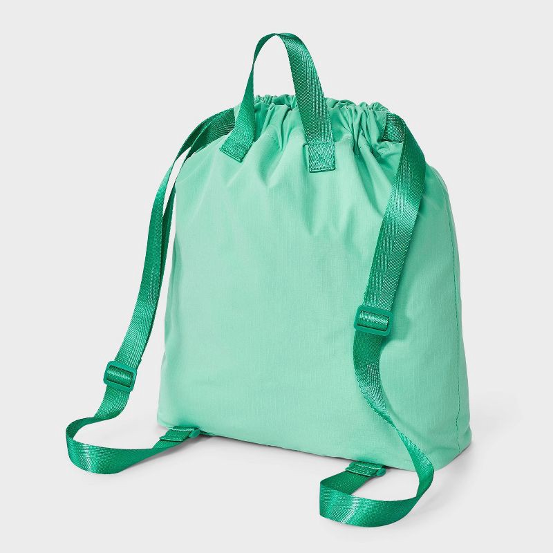 slide 2 of 4, Boys' Ripstop Cinch Backpack - Cat & Jack™ Green, 1 ct