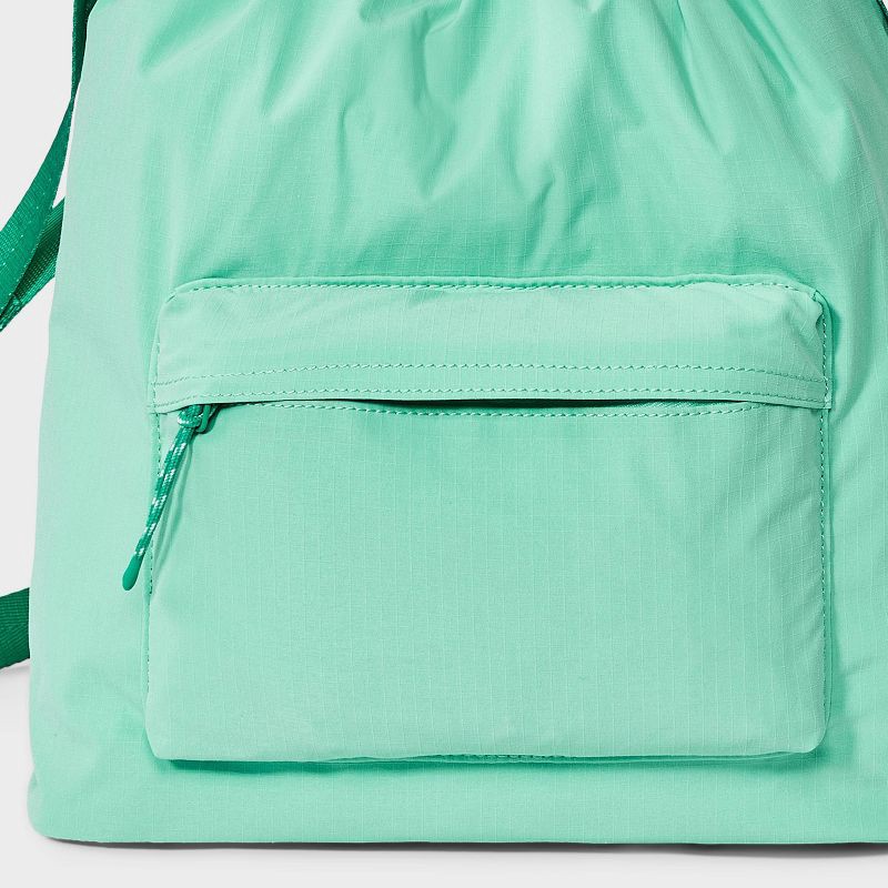 slide 4 of 4, Boys' Ripstop Cinch Backpack - Cat & Jack™ Green, 1 ct