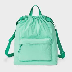 Boys' Ripstop Cinch Backpack - Cat & Jack™ Green