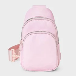Girls' Sling Crossbody Bag - art class™ Pink