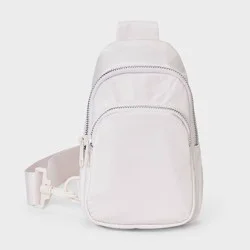 Girls' Sling Crossbody Bag - art class™ Cream