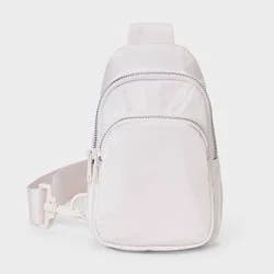 Girls' Sling Crossbody Bag - art class™ Cream