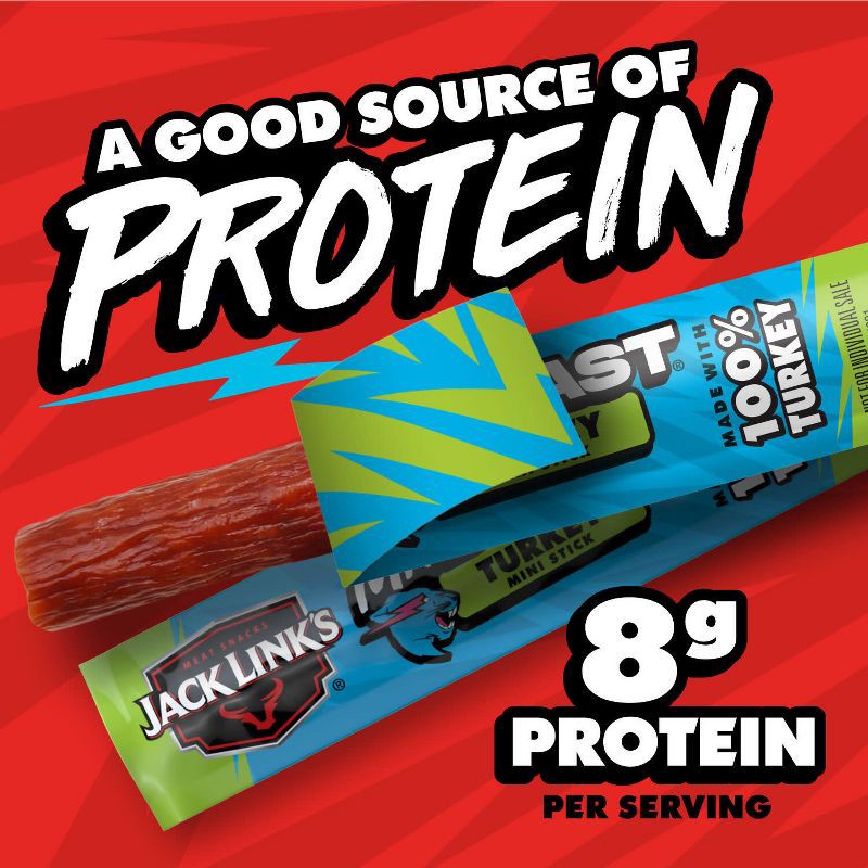 slide 5 of 9, Jack Link's MrBeast Mini Turkey Sticks - 6oz/12ct, 6 oz, 12 ct