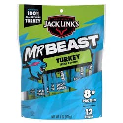 Jack Link's MrBeast Mini Turkey Sticks - 6oz/12ct