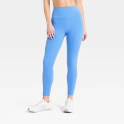 Women's Super Flex High-Rise 7/8 Pocketed Leggings - All In Motion™ AER54 Blue S
