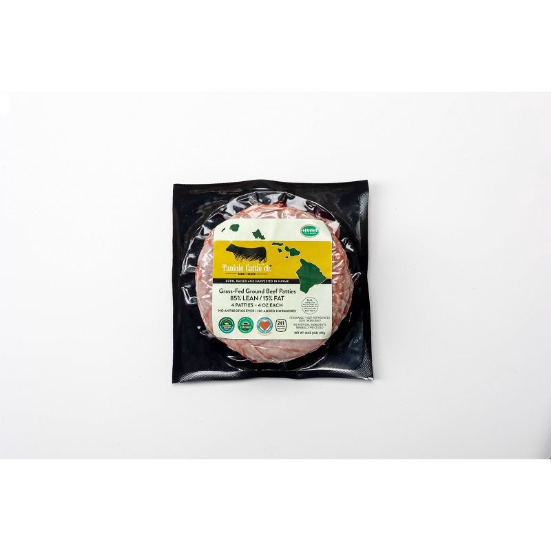 slide 2 of 3, Paniolo Cattle Company Local Hawaii Ground Boneless Beef Patties - 4oz, 4 oz