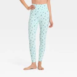 Women's Everyday Soft Ultra High-Rise 7/8 Leggings - All In Motion™ Mint Green XS