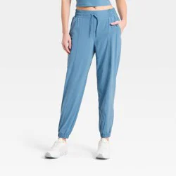 Women's Active Light Mid-Rise Jogger - All In Motion™ Steel Blue S