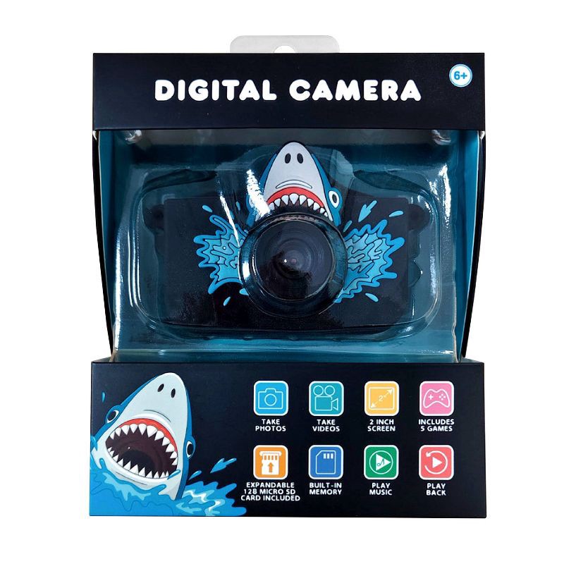 slide 3 of 4, Accutime Kids' Digital Camera - Shark, 1 ct