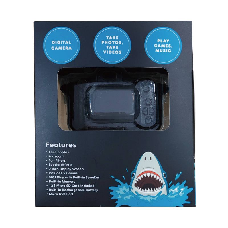 slide 4 of 4, Accutime Kids' Digital Camera - Shark, 1 ct