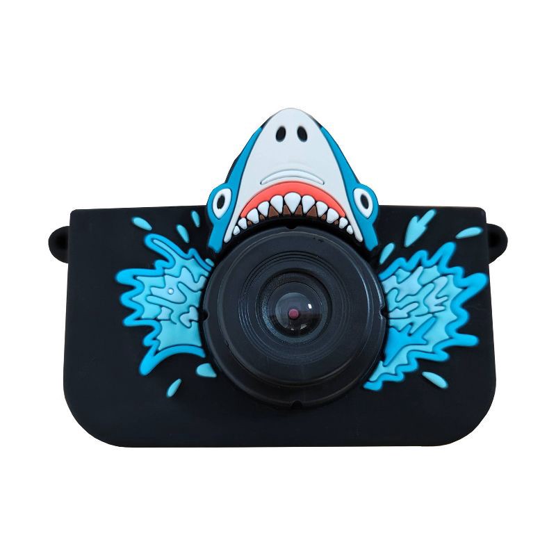 slide 1 of 4, Accutime Kids' Digital Camera - Shark, 1 ct