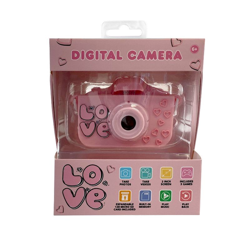 slide 4 of 5, Accutime Kids' Digital Camera - Hearts, 1 ct