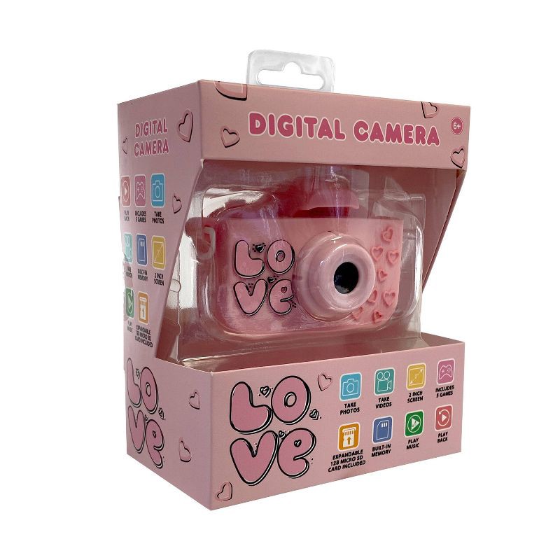 slide 5 of 5, Accutime Kids' Digital Camera - Hearts, 1 ct