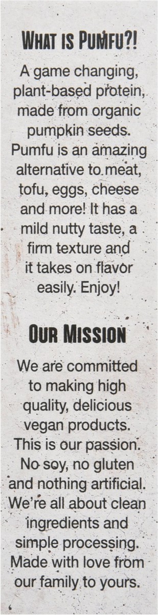 slide 6 of 9, Foodies Vegan Pumfu, 1 ct