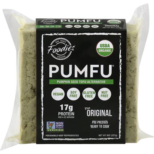slide 1 of 1, Foodies Vegan Pumfu Organic Original, 8 oz