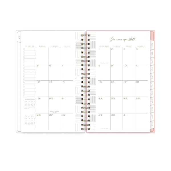 slide 7 of 8, Blue Sky 2025 Day Designer Weekly/Monthly Planning Calendar, 5"" X 8"", Palm Reader, January 2025 To December 2025, 1 ct