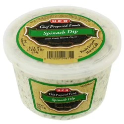 H-E-B Chef Prepared Foods Spinach Dip