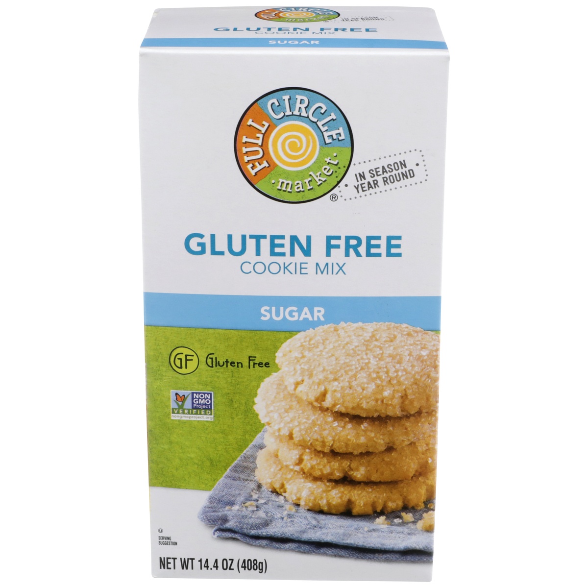 slide 1 of 1, Full Circle Market Sugar Gluten Free Cookie Mix, 14.4 oz