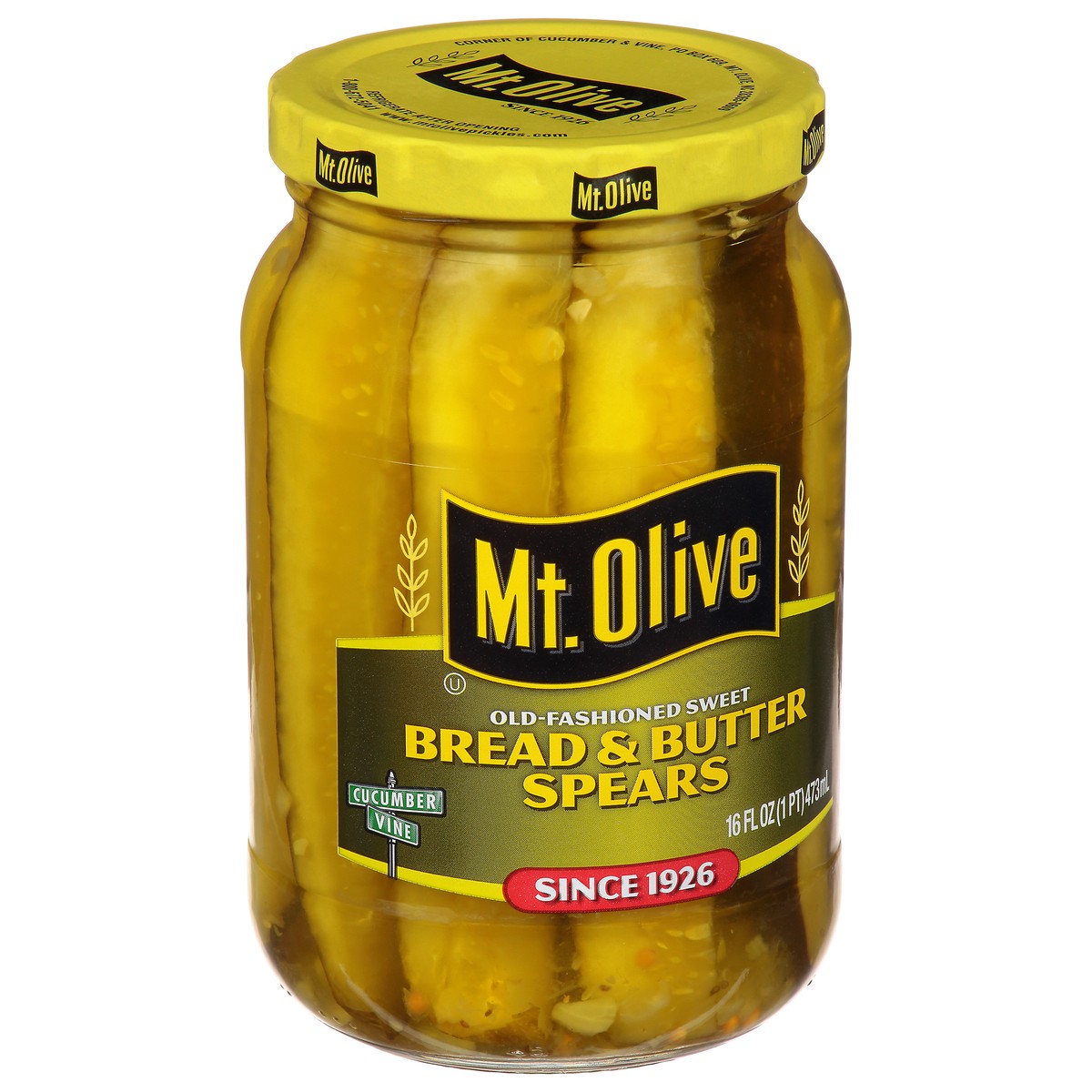 slide 6 of 11, Mt. Olive Old Fashioned Sweet Pickle Bread & Butter Spears, 16 oz