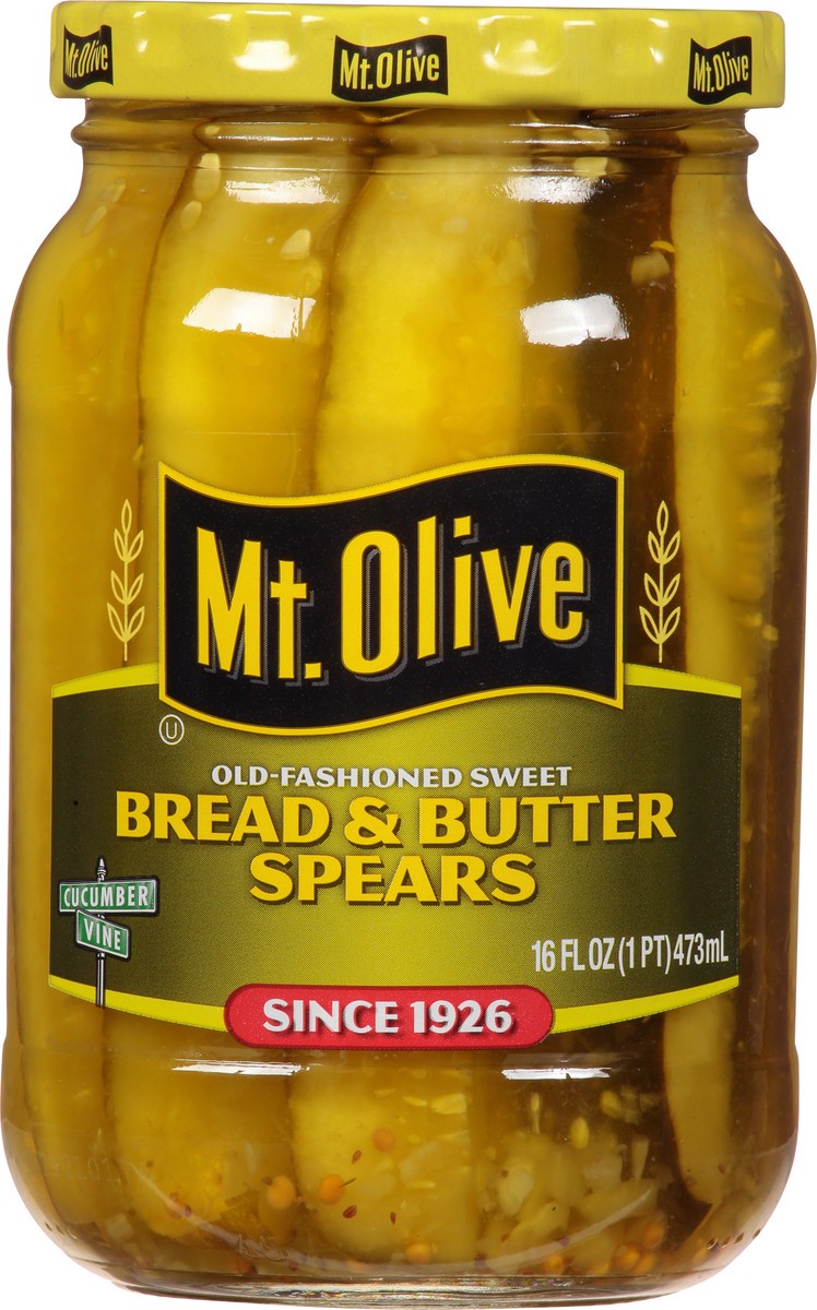 slide 2 of 11, Mt. Olive Old Fashioned Sweet Pickle Bread & Butter Spears, 16 oz